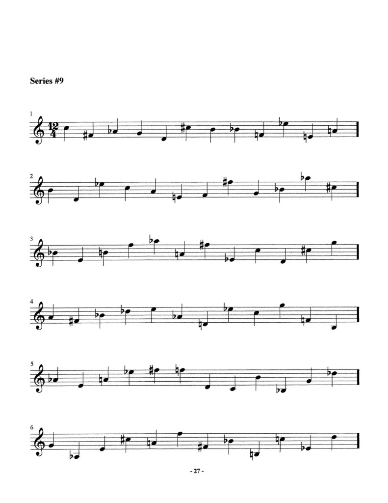 Ponzo, Random Pitch Patterns for Trumpet 5