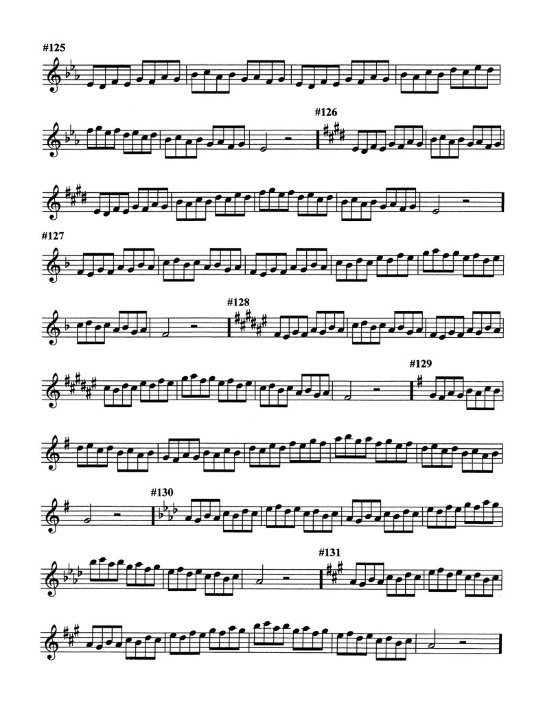 Ponzo, Scale Pattern and Arpeggio Primer for Trumpet 4