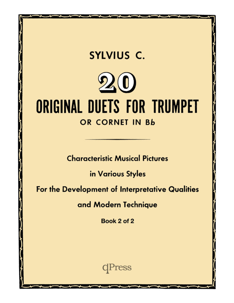 Clean Coscia, Sylvius 20 Original Duets for Trumpet or Cornet Book 2 5