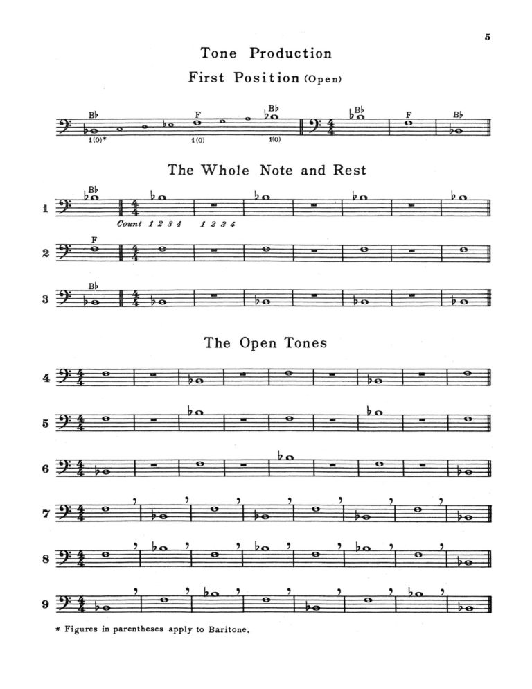 Pease, Fundamental Method for the Trombone and Baritone 3
