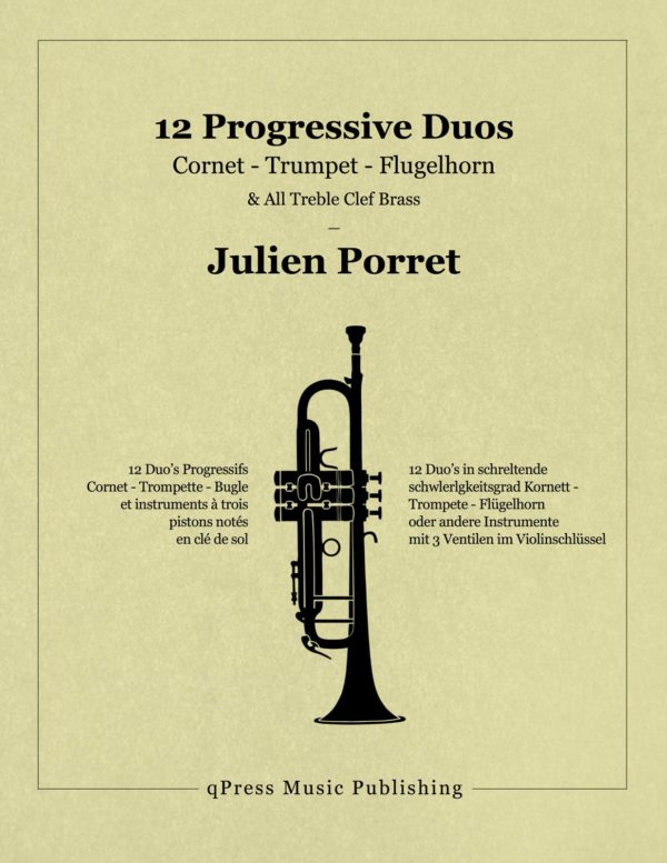Porret, Julien, 12 Progressive Duos for Trumpet-p01