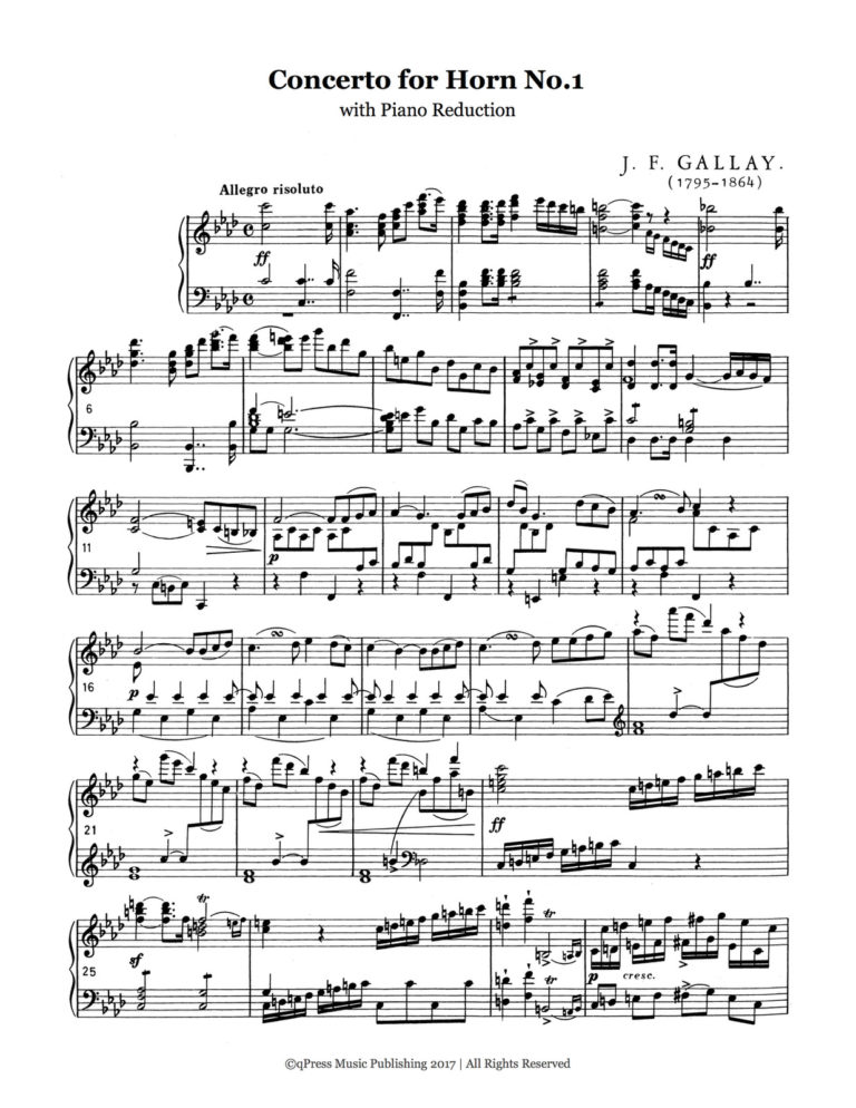 Gallay, Concerto for Horn No.1 2