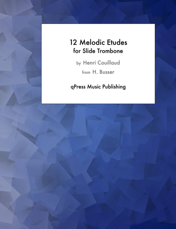 Couillaud-Busser, 12 Melodic Etudes