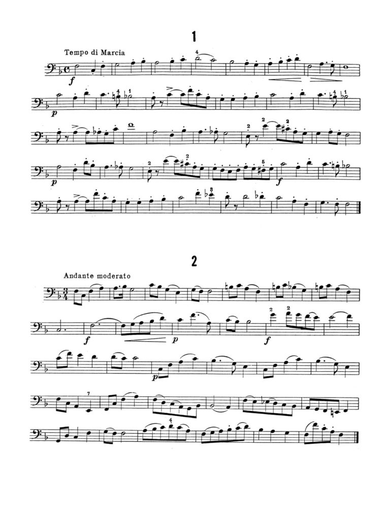 44 Etudes for Trombone