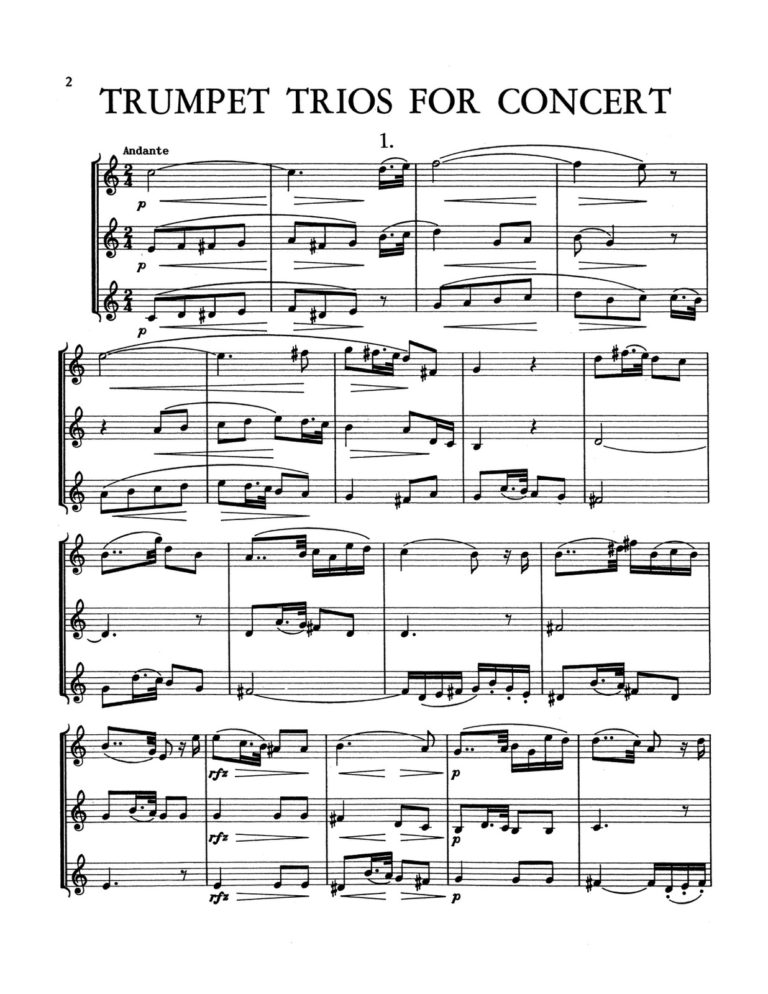 Kresser, Trumpet Trios for Concert-p04