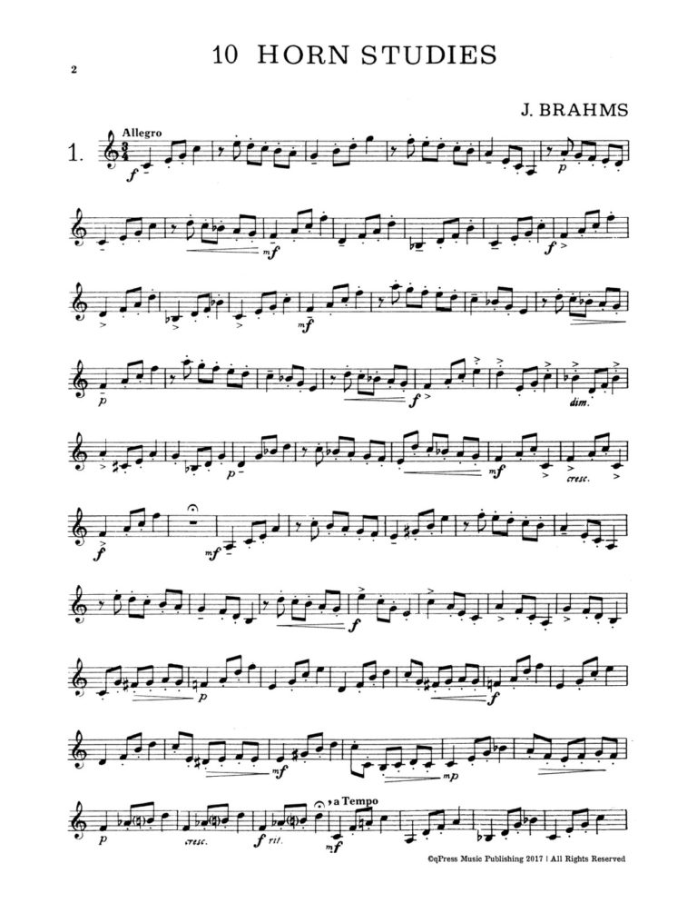 Brahms, Ten Horn Studies-p02