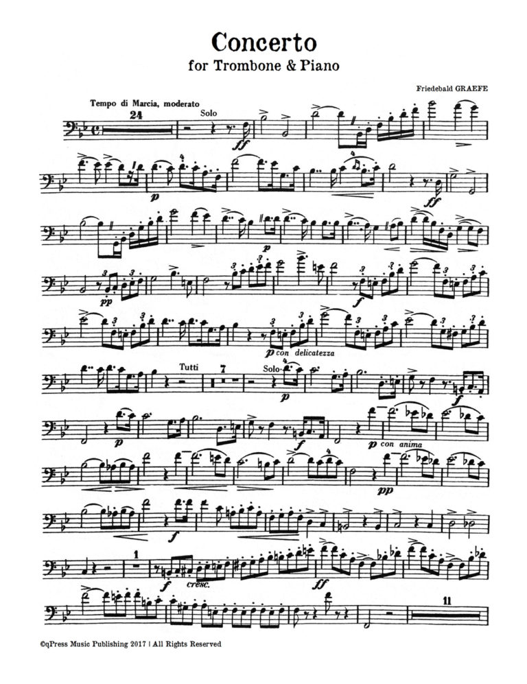 Graefe, Concerto for Trombone