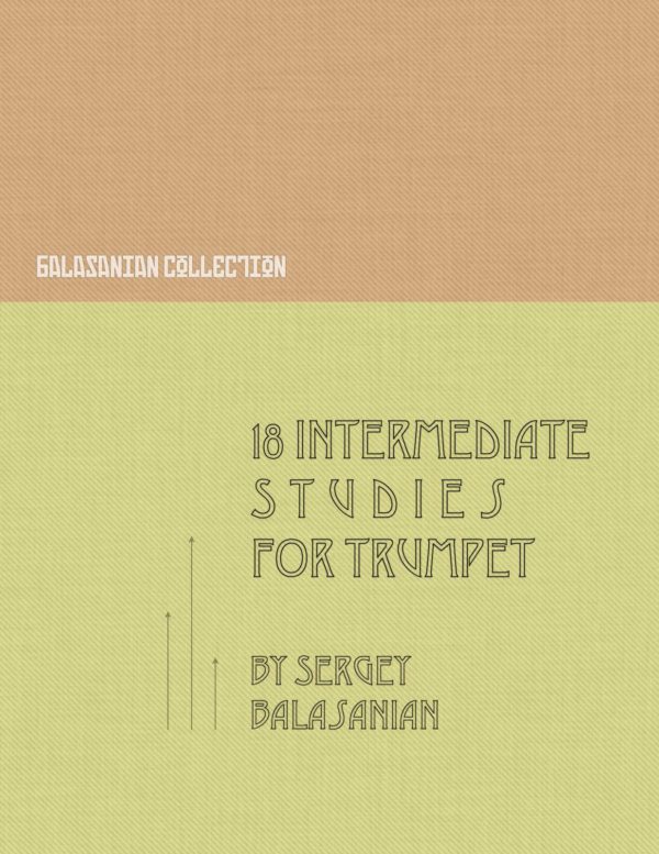 Balasanian, 18 Intermediate Studies for Trumpet-p01