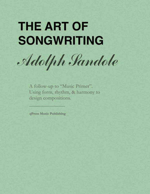 Sandole, The Art of Songwriting-p01