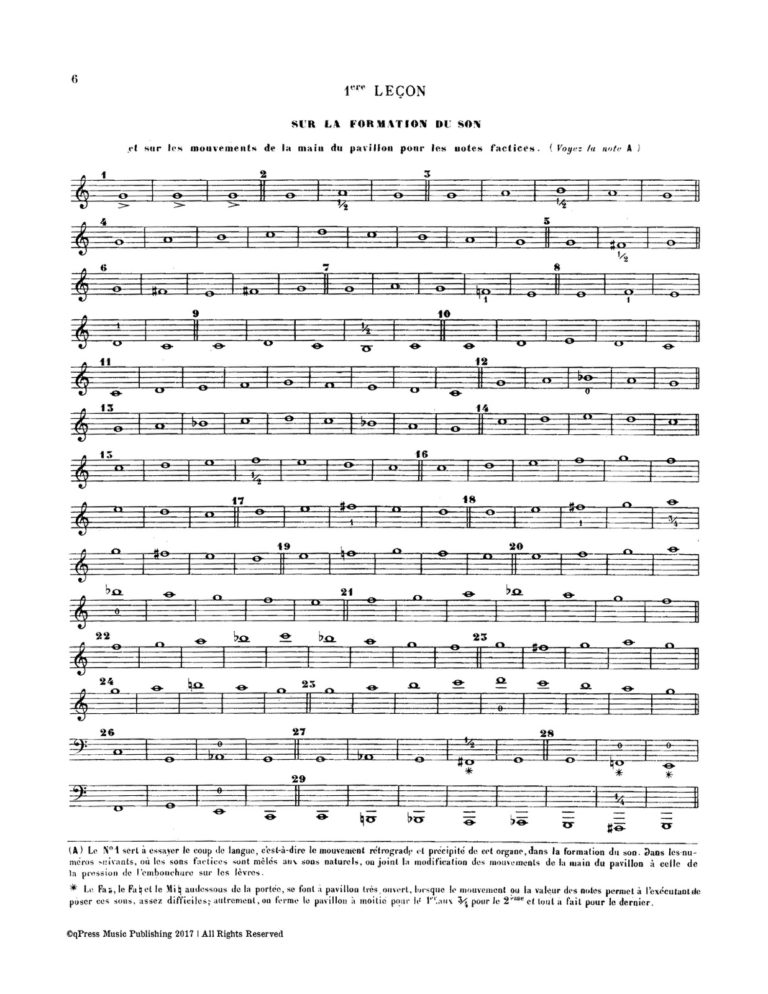 Dauprat, Method de cor F. Bremond-p10