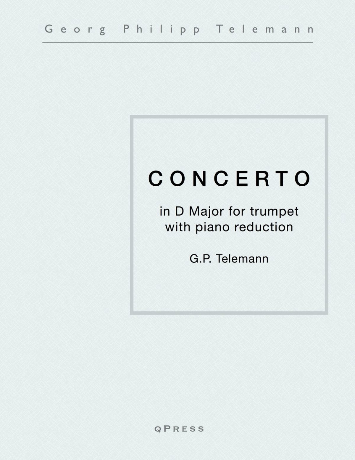 Telemann, Concerto in D (Part and Score)-p01