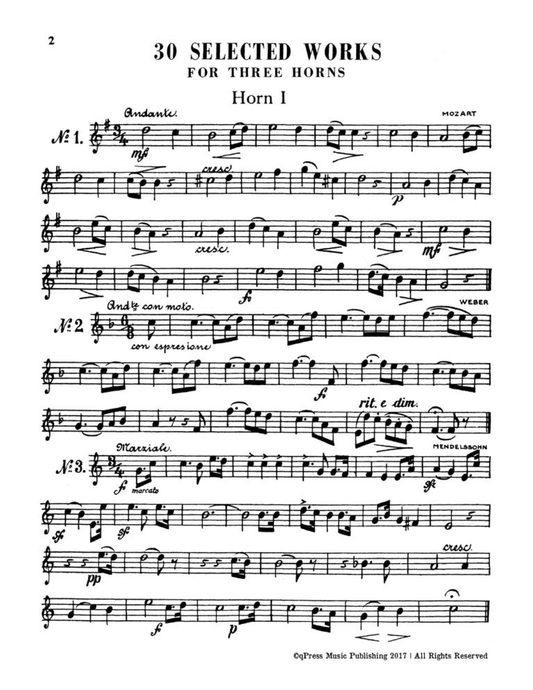 Various, 30 Selected Works for Three Horns-p02