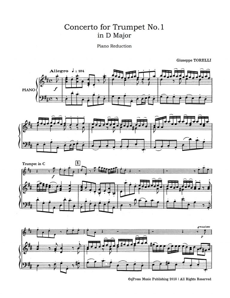Torelli, Concerto No.1 in D Major (Tpt in C)-p05