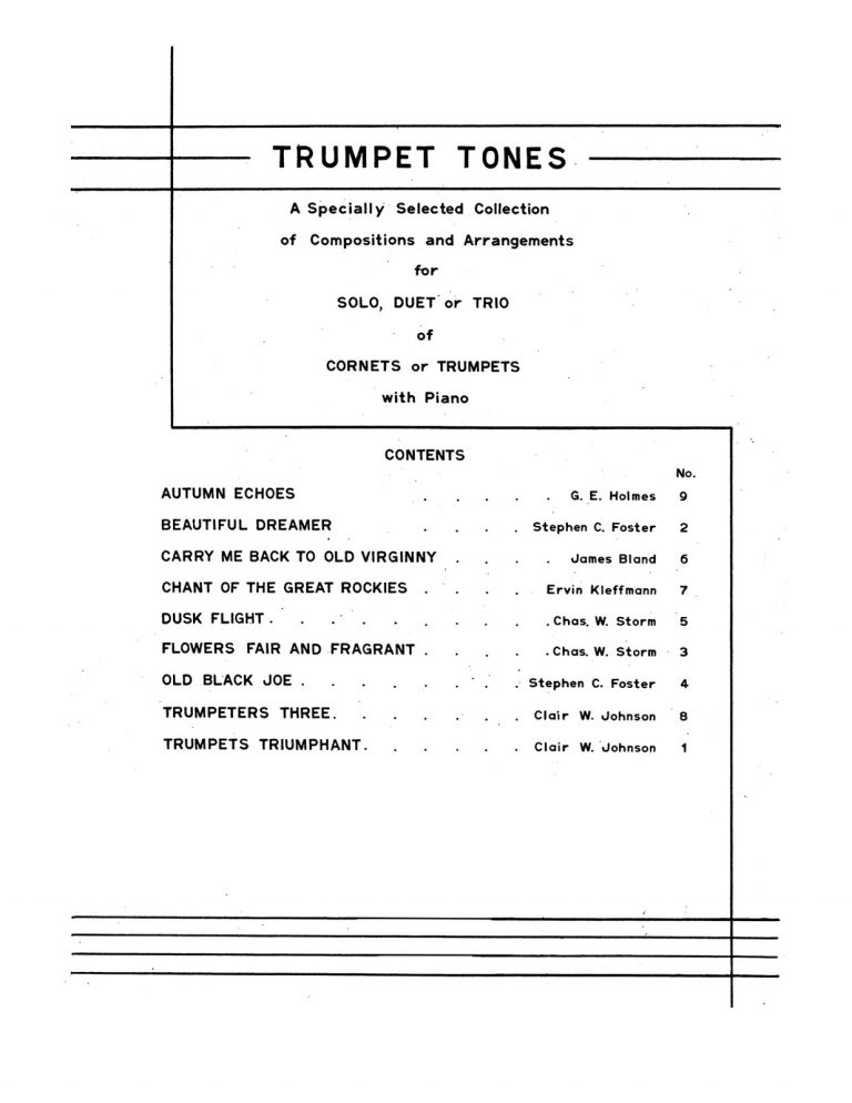 Trumpet Tones 2