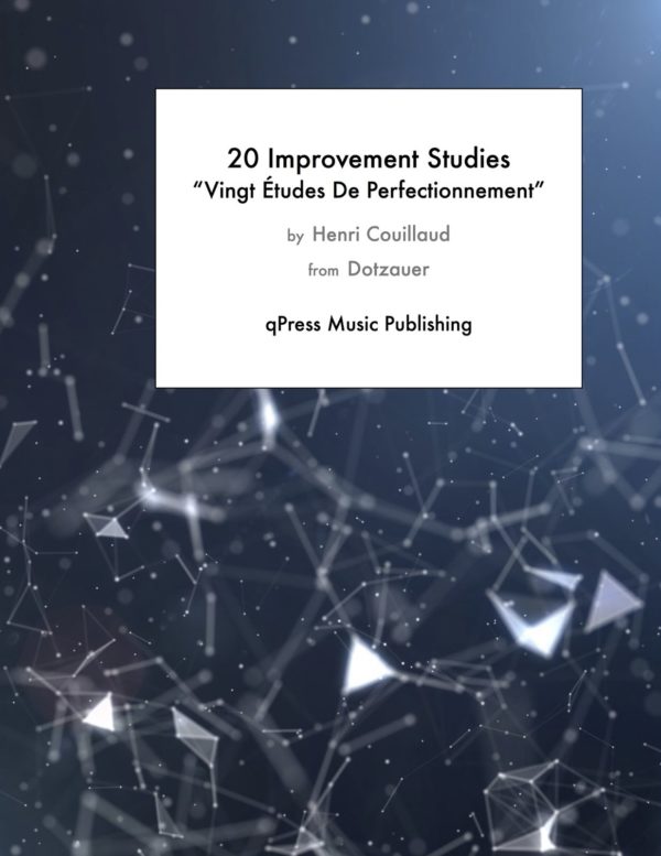 Couillaud, 20 Improvement Studies Vingt Etudes De Perfectionnement-p01
