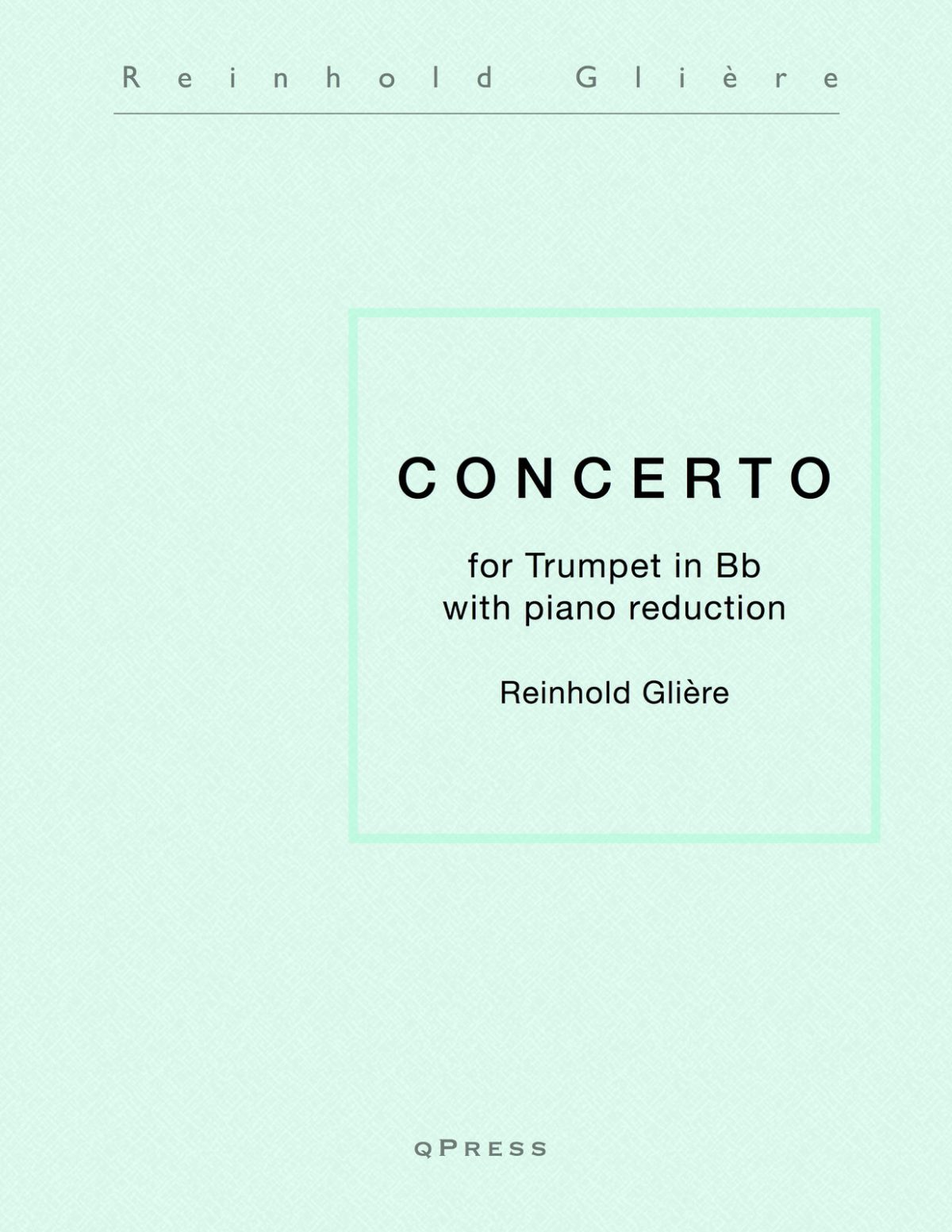 Gliere, Concerto for Trumpet and Piano-p01