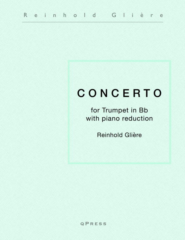 Gliere, Concerto for Trumpet and Piano-p01