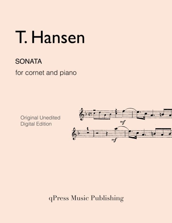 Hansen, Sonata for Cornet & Piano-p01