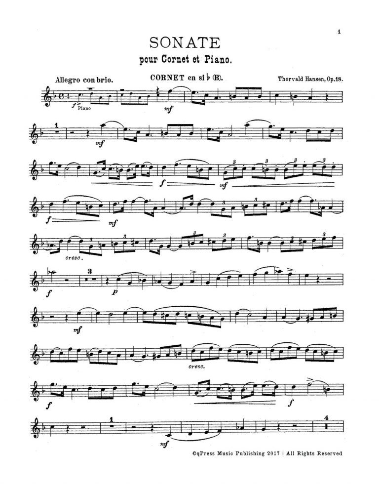 Hansen, Sonata for Cornet & Piano-p03