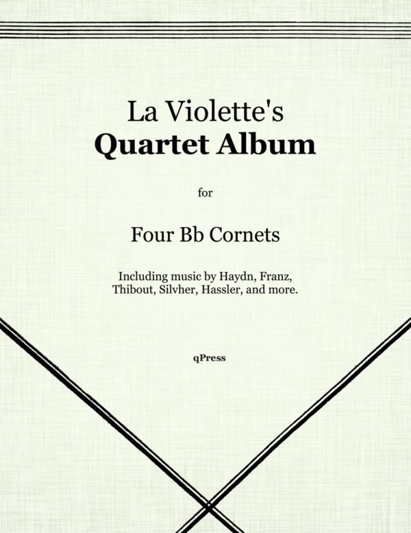 Violette, Wesley La, La Violette Quartet Album-p01