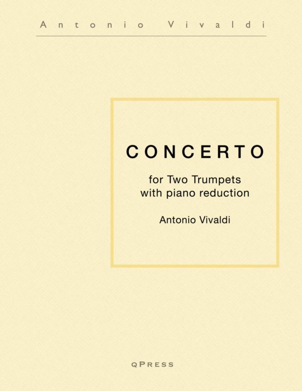 Vivaldi Concerto for Two Trumpets and Organ/Piano