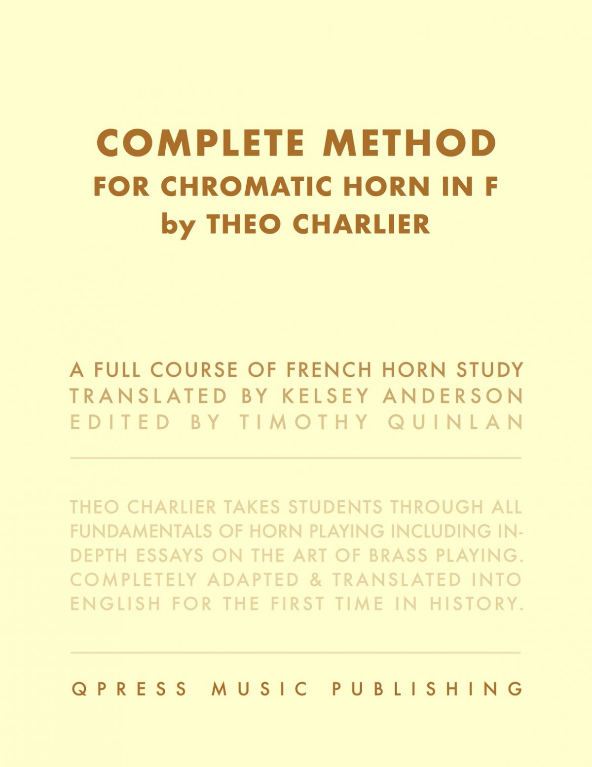 Charlier, Complete Method for Chromatic Horn in F-p01