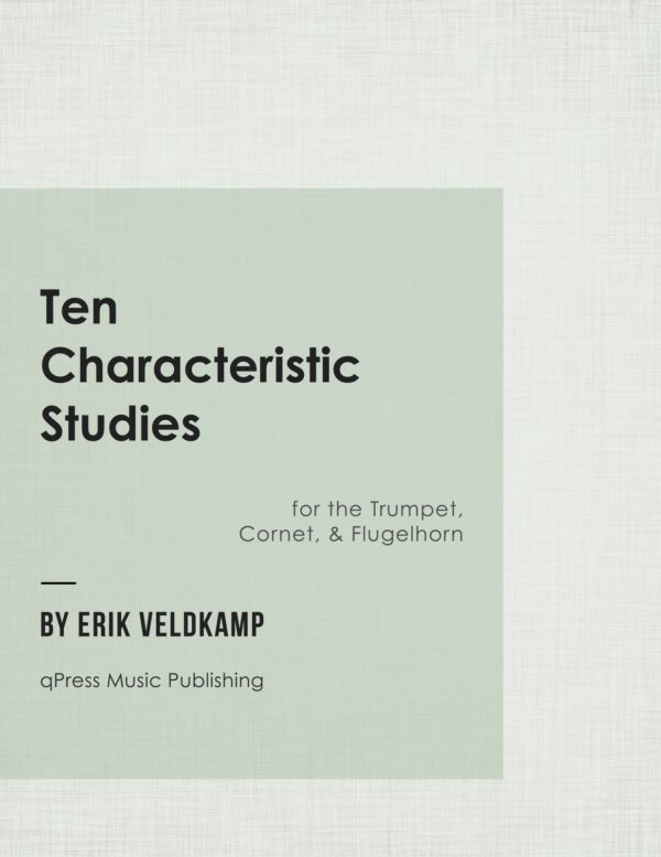 Veldkamp, 10 Characteristic Studies for Trumpet-p01