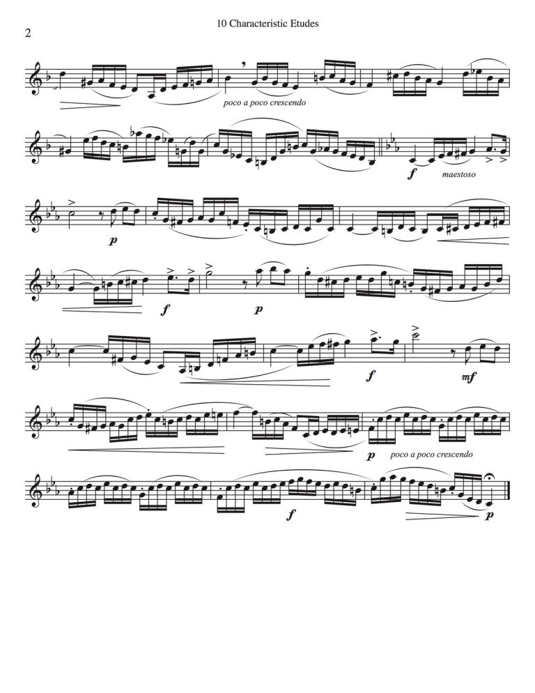 Veldkamp, 10 Characteristic Studies for Trumpet-p04