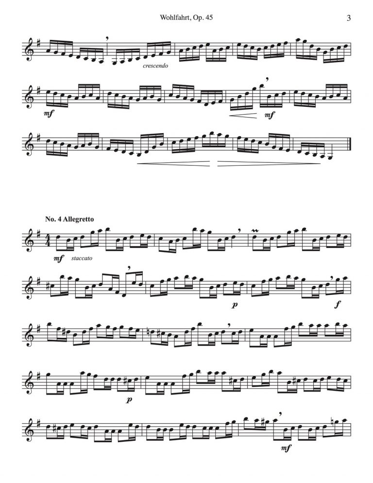 Veldkamp-Wohlfahrt, 45 Studies for Trumpet Op.45-p05