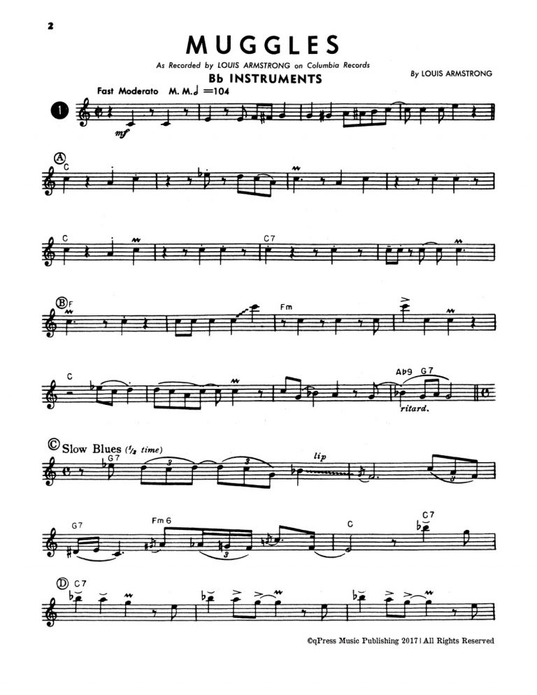 Armstrong, 20 Jazz Solos Vol.1 (Part and Score)-p04