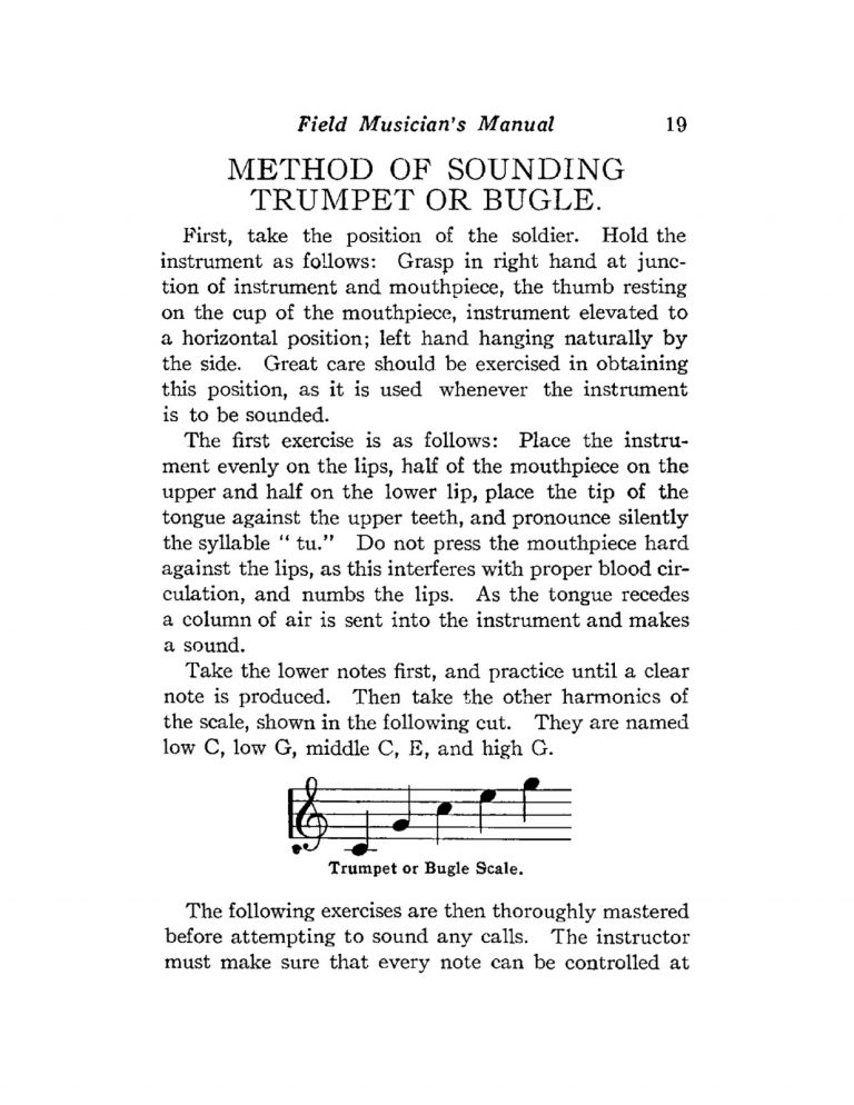 Canty, Daniel J., Field Musician's Manual-p014
