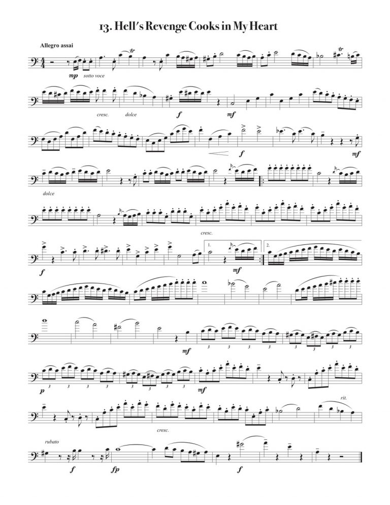 Mozart-Veldkamp, 17 Duets The Magic Flute Bass Clef 1 2