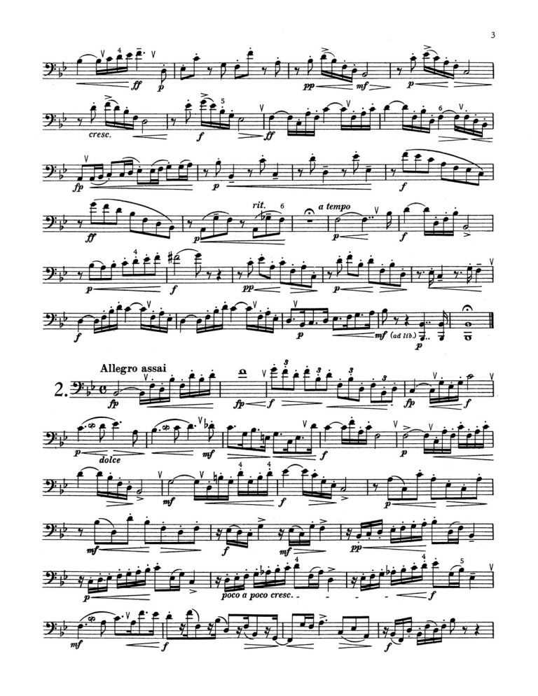 Paudert, 24 Studies for Trombone-p03
