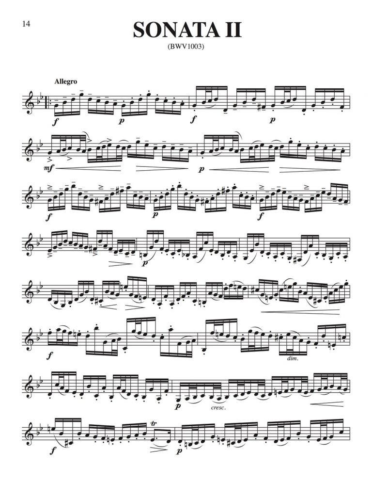 Veldkamp-Bach, JS Bach Collection for Trumpet-p14