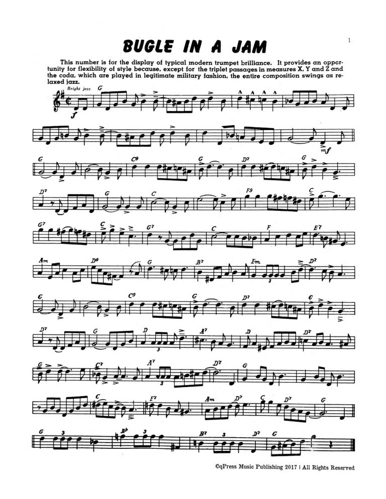19 Swing Studies for Trumpet