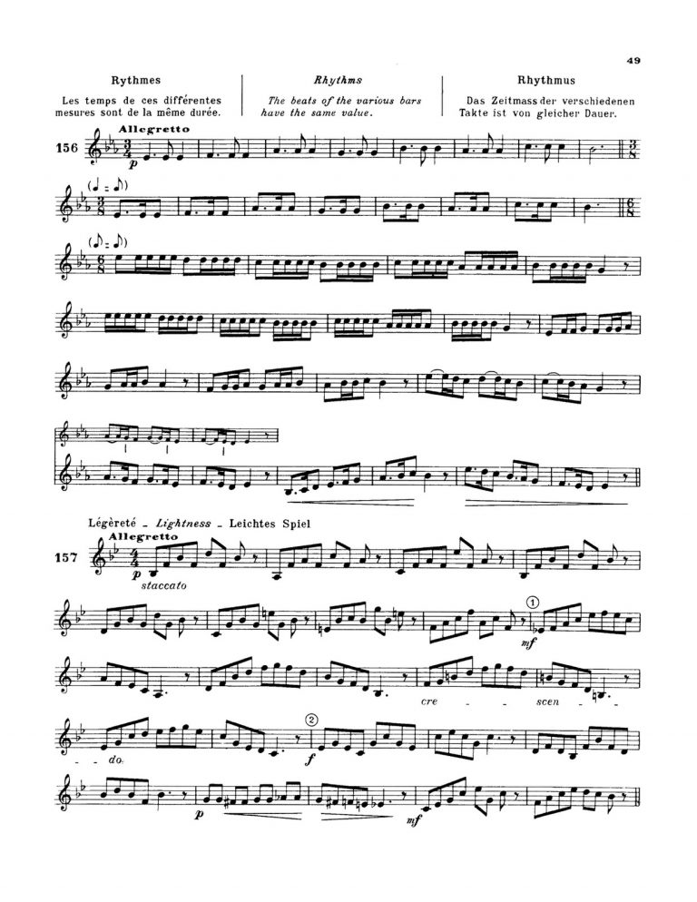 Porret, Progressive Method for Trumpet-p51