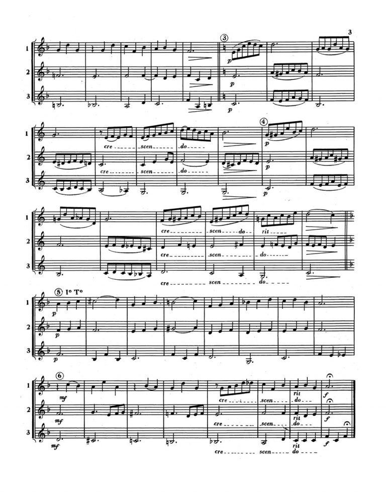 Porret, Six Easy Trios For Treble Clef Brass-p03