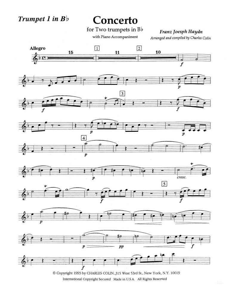 Vacchiano-Haydn, Concerto for Two Trumpets & Piano-p03