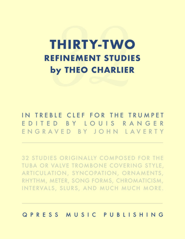Charlier's 32 Refinement Studies for Trumpet
