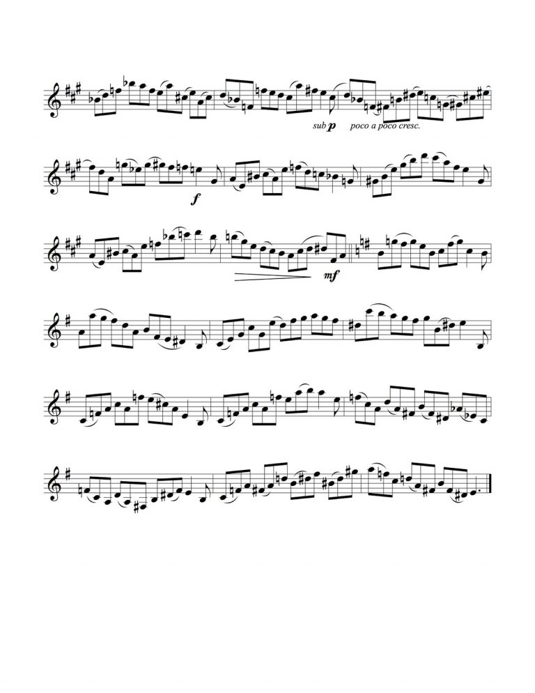 Veldkamp, 16 Melodic Studies for the Advanced Trumpeter-p05