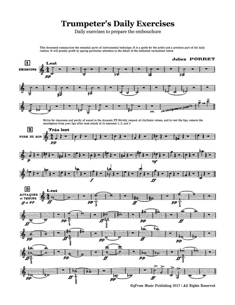 Porret, Trumpeter's Daily Exercises-p3