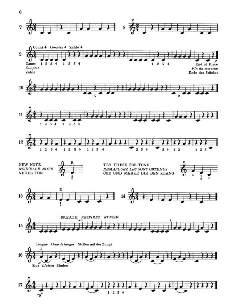 Gornston, Trumpet Method Part 1-p08