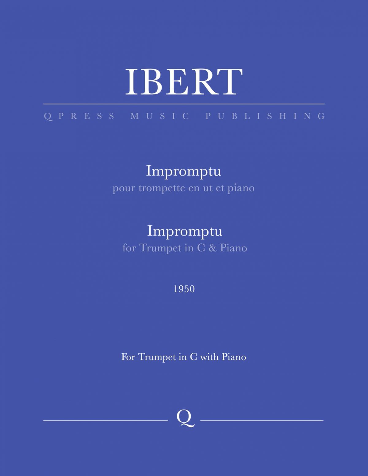 Ibert, Impromptu (Part and Score)-p1