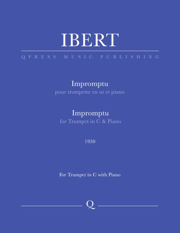 Ibert, Impromptu (Part and Score)-p1