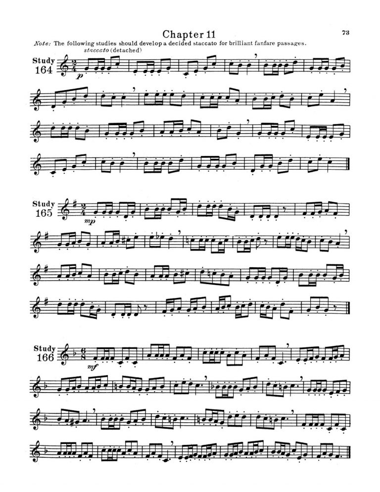 Williams, Modern Method for Trumpet or Cornet-p075