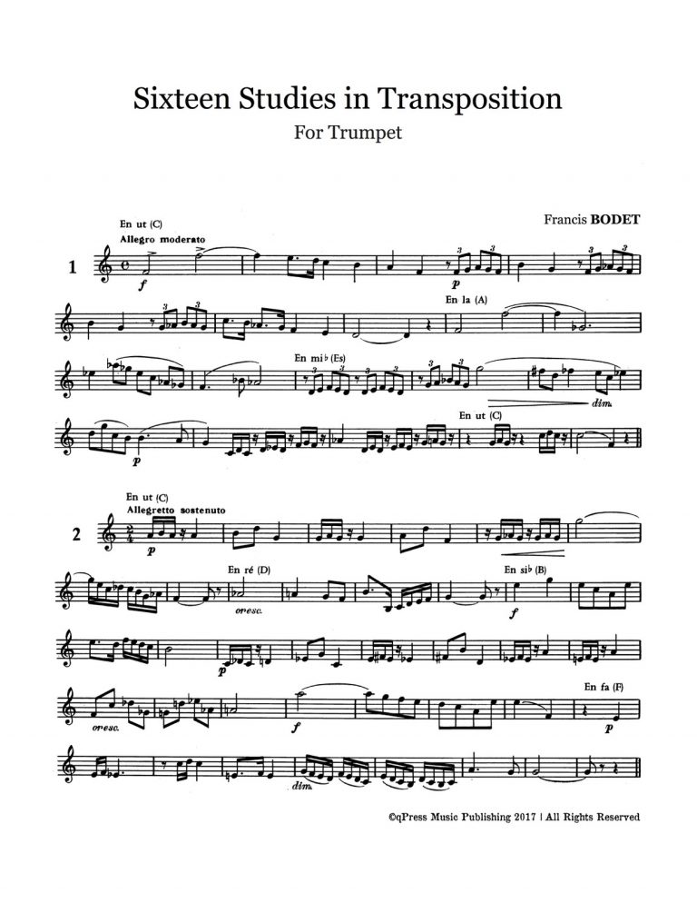 Bodet, 16 Studies in Transposition-p03