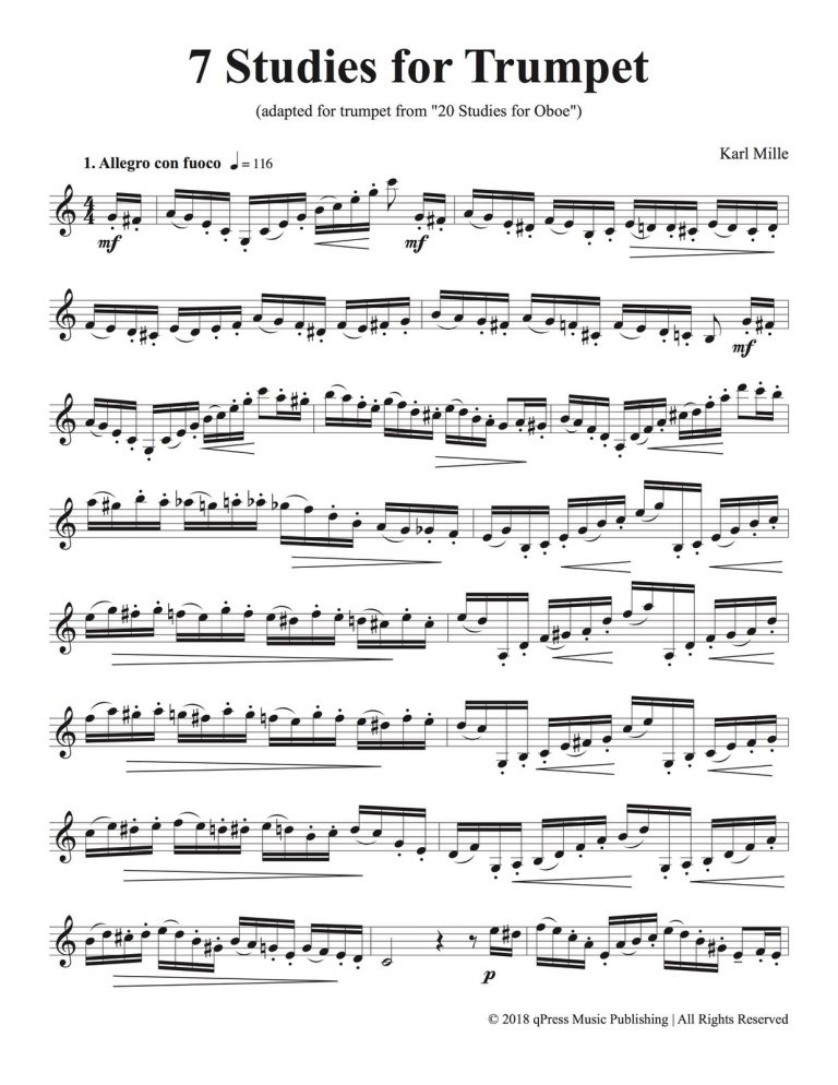 Veldkamp, 7 Studies for Trumpet-p03