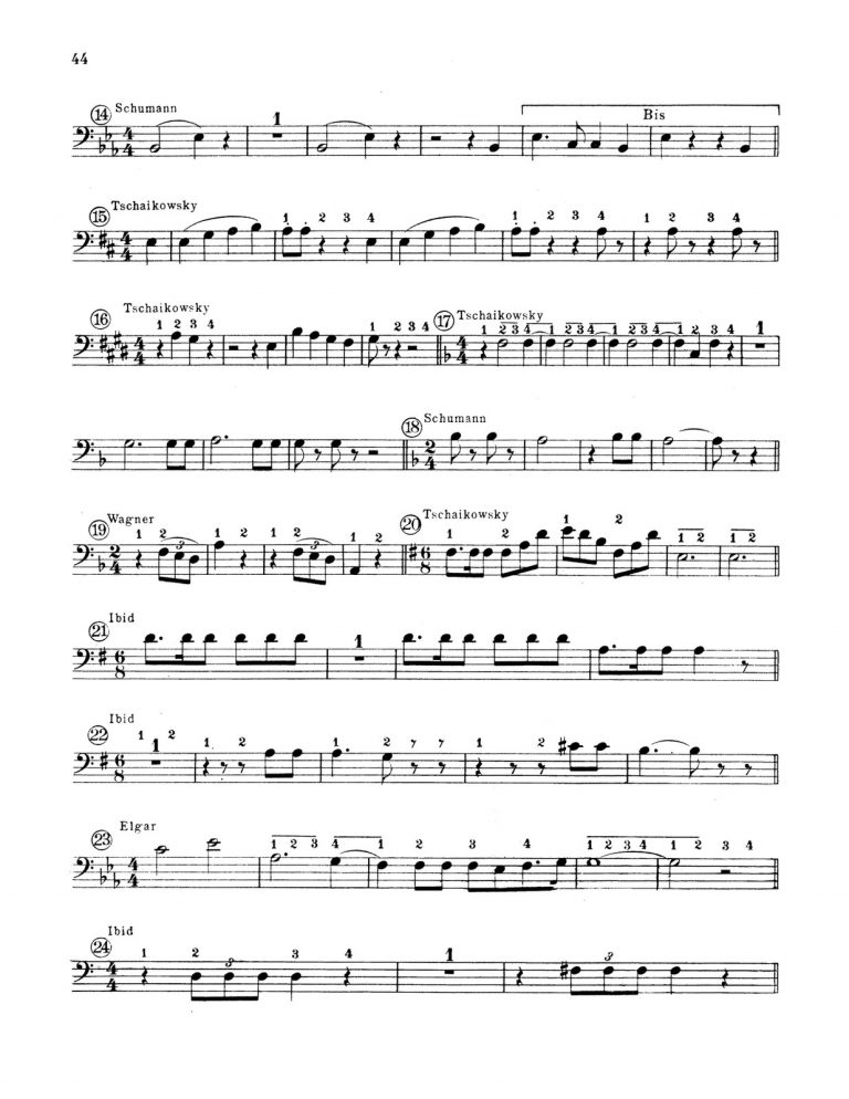 Mitchell, Public School Class Method for the Slide Trombone-p52