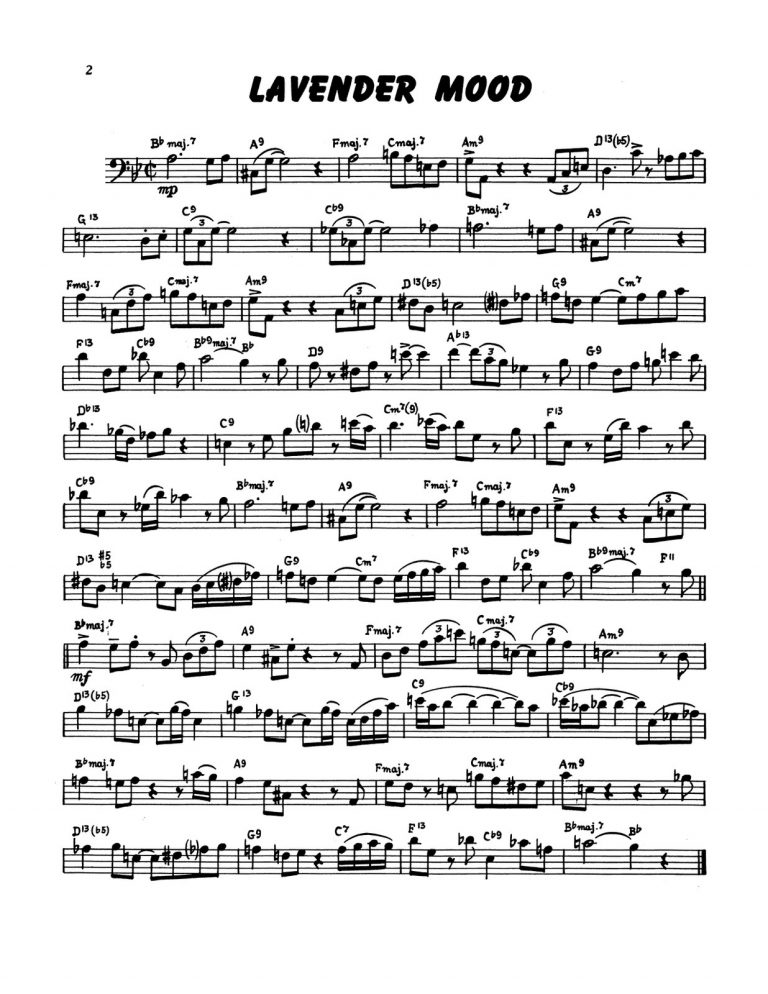 Paisner, 19 Swing Studies for Trombone-p04