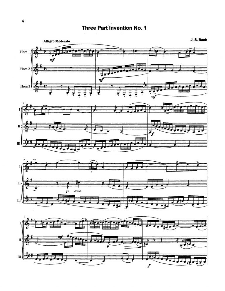 Barranco-Bach, 12 Trios for French Horn-p06